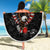 American Eagle Bowling Beach Blanket with Distressed Flag and Grunge Pattern in Red White and Blue - Wonder Print Shop