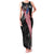 American Eagle Bowling Family Matching Tank Maxi Dress and Hawaiian Shirt with Distressed Flag and Grunge Pattern in Red White and Blue - Wonder Print Shop