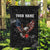 American Eagle Bowling Garden Flag with Distressed Flag and Grunge Pattern in Red White and Blue - Wonder Print Shop