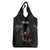 American Eagle Bowling Grocery Bag with Distressed Flag and Grunge Pattern in Red White and Blue - Wonder Print Shop