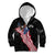 American Eagle Bowling Kid Hoodie with Distressed Flag and Grunge Pattern in Red White and Blue - Wonder Print Shop
