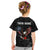 American Eagle Bowling Kid T Shirt with Distressed Flag and Grunge Pattern in Red White and Blue - Wonder Print Shop