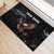 American Eagle Bowling Rubber Doormat with Distressed Flag and Grunge Pattern in Red White and Blue - Wonder Print Shop