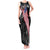 American Eagle Bowling Tank Maxi Dress with Distressed Flag and Grunge Pattern in Red White and Blue - Wonder Print Shop