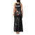 American Eagle Bowling Tank Maxi Dress with Distressed Flag and Grunge Pattern in Red White and Blue - Wonder Print Shop