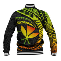 Hawaii Kanaka Maoli Baseball Jacket Polynesian Tornado Infusion Gradient - Wonder Print Shop