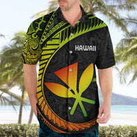 Hawaii Kanaka Maoli Hawaiian Shirt Polynesian Tornado Infusion Gradient - Wonder Print Shop
