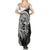 Viking Odin Summer Maxi Dress Ravens of Valhalla with Helm of Awe and Ancient Rune Patterns - Wonder Print Shop