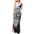 Viking Odin Tank Maxi Dress Ravens of Valhalla with Helm of Awe and Ancient Rune Patterns - Wonder Print Shop