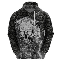 Skull Hoodie Your Demons Hide Under Your Bed Mine Hide Inside My Head - Wonder Print Shop