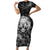 Skull Short Sleeve Bodycon Dress Your Demons Hide Under Your Bed Mine Hide Inside My Head - Wonder Print Shop