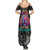 Skull Summer Maxi Dress Your Demons Hide Under Your Bed Mine Hide Inside My Head - Wonder Print Shop
