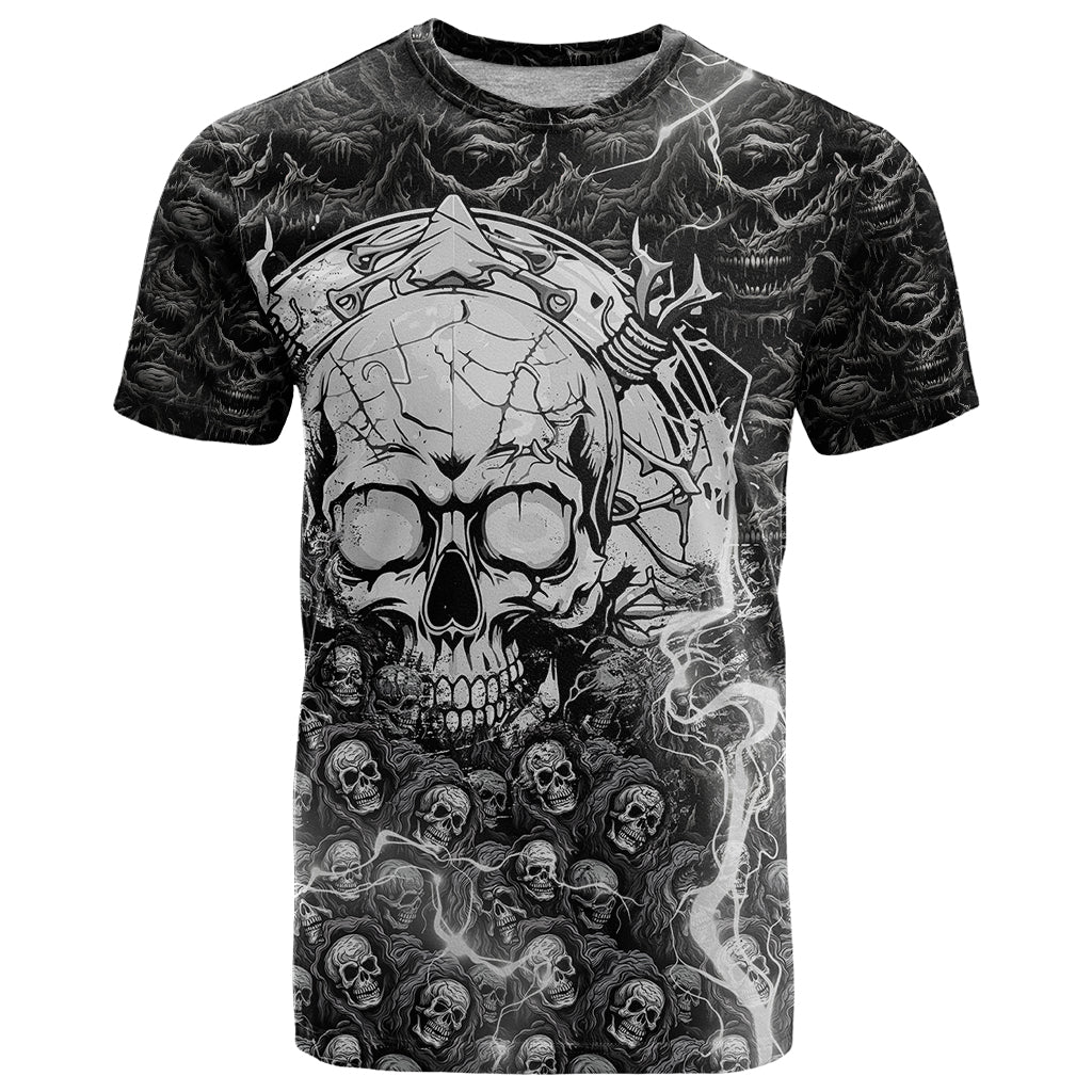 Skull T Shirt Your Demons Hide Under Your Bed Mine Hide Inside My Head - Wonder Print Shop