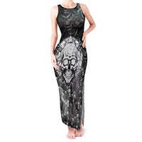 Skull Tank Maxi Dress Your Demons Hide Under Your Bed Mine Hide Inside My Head - Wonder Print Shop