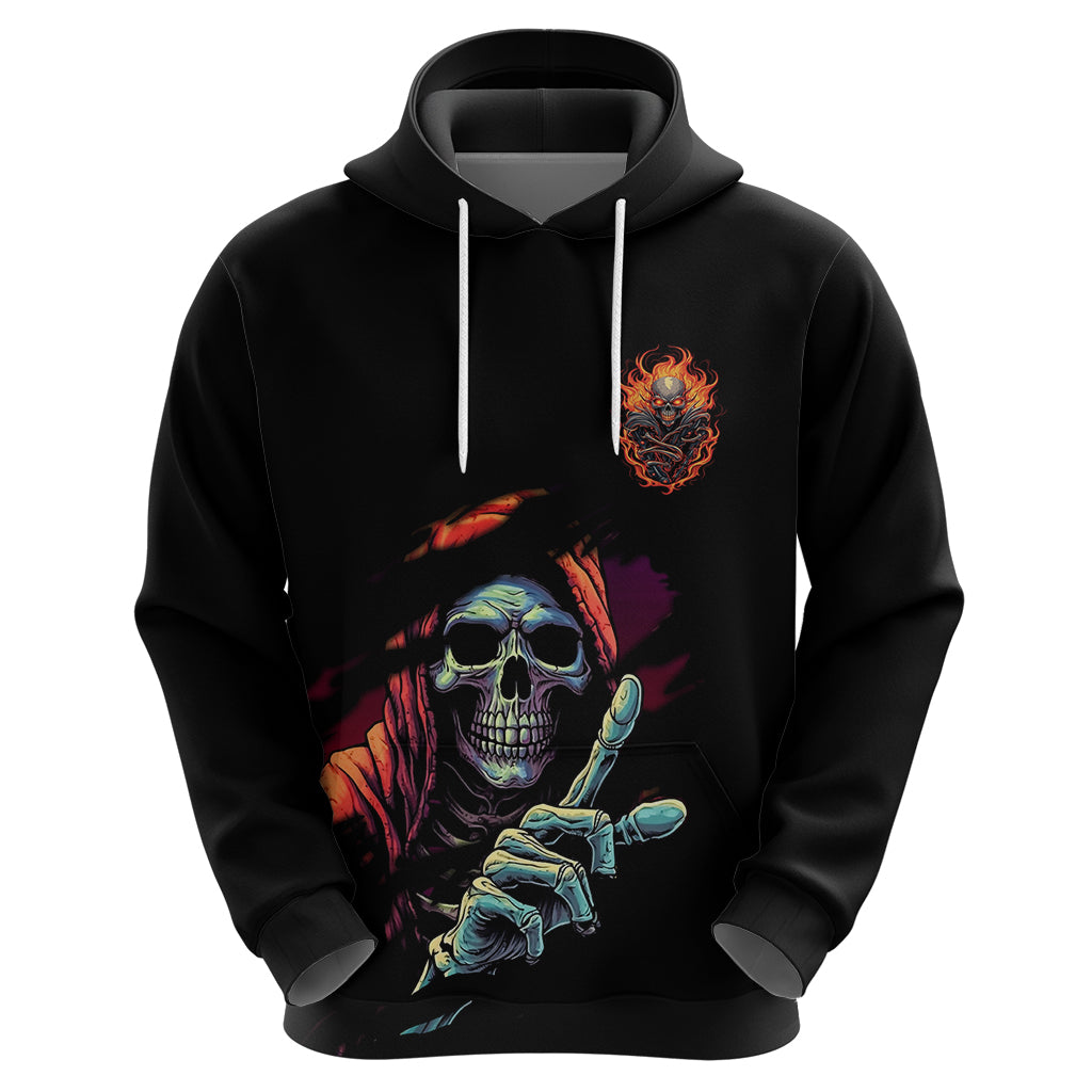 Reaper Skull Hoodie I Can Fix Stupid But It's Gonna Hurt - Wonder Print Shop