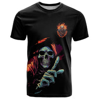 Reaper Skull T Shirt I Can Fix Stupid But It's Gonna Hurt - Wonder Print Shop