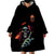 Reaper Skull Wearable Blanket Hoodie I Can Fix Stupid But It's Gonna Hurt - Wonder Print Shop