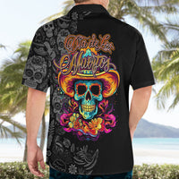Day Of The Dead Sugar Skull Hawaiian Shirt Dia De Los Murtos - Wonder Print Shop
