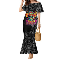 Day Of The Dead Sugar Skull Mermaid Dress Dia De Los Murtos - Wonder Print Shop