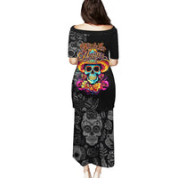 Day Of The Dead Sugar Skull Puletasi Dia De Los Murtos - Wonder Print Shop