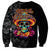 Day Of The Dead Sugar Skull Sweatshirt Dia De Los Murtos - Wonder Print Shop