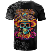 Day Of The Dead Sugar Skull T Shirt Dia De Los Murtos - Wonder Print Shop