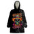 Day Of The Dead Sugar Skull Wearable Blanket Hoodie Dia De Los Murtos - Wonder Print Shop