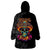 Day Of The Dead Sugar Skull Wearable Blanket Hoodie Dia De Los Murtos - Wonder Print Shop