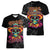 Day Of The Dead Sugar Skull Women V Neck T Shirt Dia De Los Murtos - Wonder Print Shop