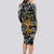 Viking Long Sleeve Bodycon Dress Yggdrasil Pattern And Ancient Rune - Wonder Print Shop