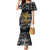 Viking Mermaid Dress Yggdrasil Pattern And Ancient Rune - Wonder Print Shop