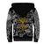 Viking Sherpa Hoodie Yggdrasil Pattern And Ancient Rune - Wonder Print Shop