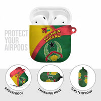 Guinea Bissau AirPods Case with Green Yellow Red Swirl Design - Wonder Print Shop