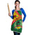 Guinea Bissau Apron with Green Yellow Red Swirl Design - Wonder Print Shop