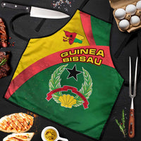 Guinea Bissau Apron with Green Yellow Red Swirl Design - Wonder Print Shop