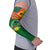 Guinea Bissau Arm Sleeves with Green Yellow Red Swirl Design - Wonder Print Shop