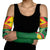 Guinea Bissau Arm Sleeves with Green Yellow Red Swirl Design - Wonder Print Shop
