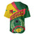 Guinea Bissau Baseball Jersey with Green Yellow Red Swirl Design - Wonder Print Shop