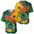 Guinea Bissau Baseball Jersey with Green Yellow Red Swirl Design - Wonder Print Shop