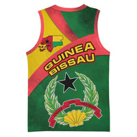 Guinea Bissau Basketball Jersey with Green Yellow Red Swirl Design - Wonder Print Shop