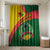 Guinea Bissau Bathroom Set with Green Yellow Red Swirl Design - Wonder Print Shop