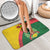 Guinea Bissau Bathroom Set with Green Yellow Red Swirl Design - Wonder Print Shop