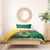 Guinea Bissau Bedding Set with Green Yellow Red Swirl Design - Wonder Print Shop