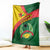 Guinea Bissau Blanket with Green Yellow Red Swirl Design - Wonder Print Shop