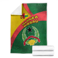 Guinea Bissau Blanket with Green Yellow Red Swirl Design - Wonder Print Shop