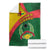 Guinea Bissau Blanket with Green Yellow Red Swirl Design - Wonder Print Shop