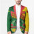 Guinea Bissau Blazer with Green Yellow Red Swirl Design - Wonder Print Shop