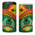 Guinea Bissau 4 in 1 Can Cooler Tumbler with Green Yellow Red Swirl Design - Wonder Print Shop
