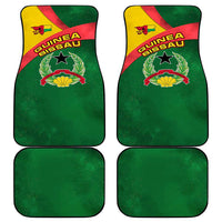 Guinea Bissau Car Mats with Green Yellow Red Swirl Design - Wonder Print Shop