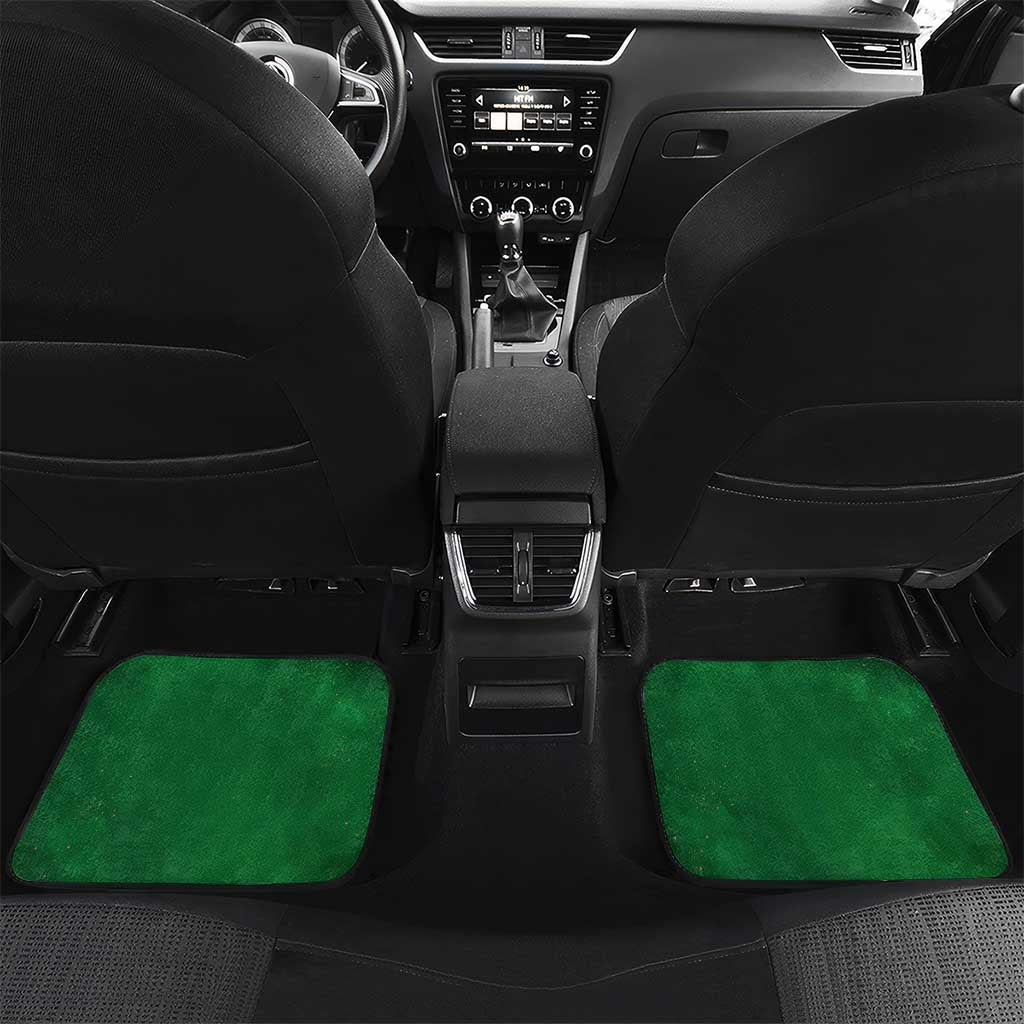 Guinea Bissau Car Mats with Green Yellow Red Swirl Design - Wonder Print Shop